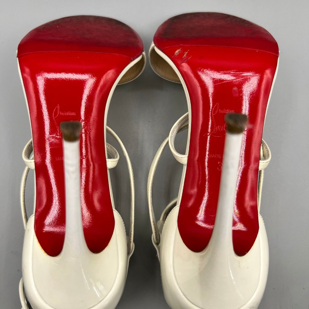 Christian Louboutin Light Beige Sandal Pumps 37 - Picture 7 of 7